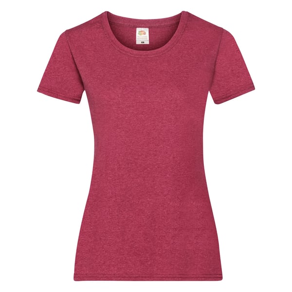 Fruit Of The Loom Naisten Lady-Fit Valueweight lyhythihainen T-paita (5 kpl:n pakkaus)