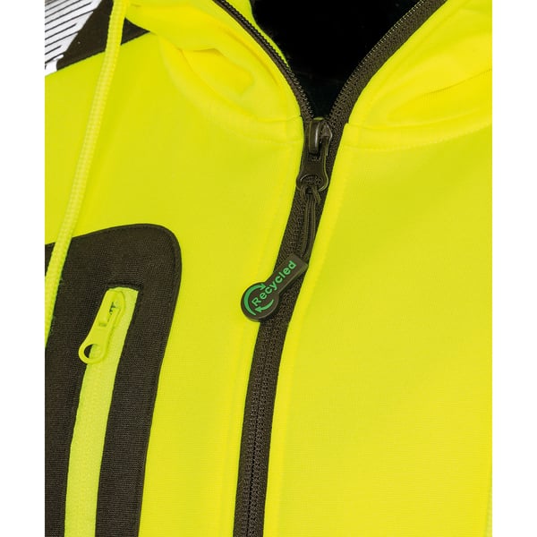 Result Genuine Recycled Mens Robust Safety Zipped Hoodie