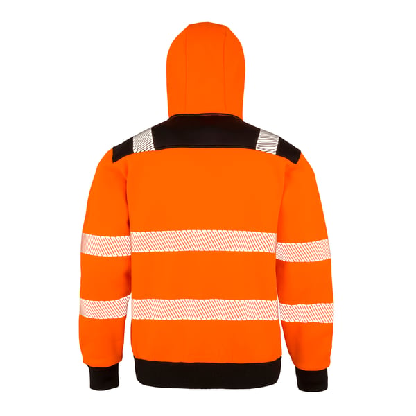 Result Genuine Recycled Mens Robust Safety Zipped Hoodie