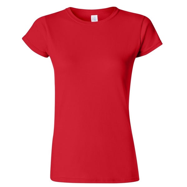 Gildan Ladies Soft Style kortærmet T-shirt med korte ærmer