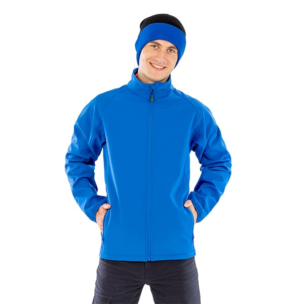 Result Genuine Recycled Soft Shell-jakke til mænd med print