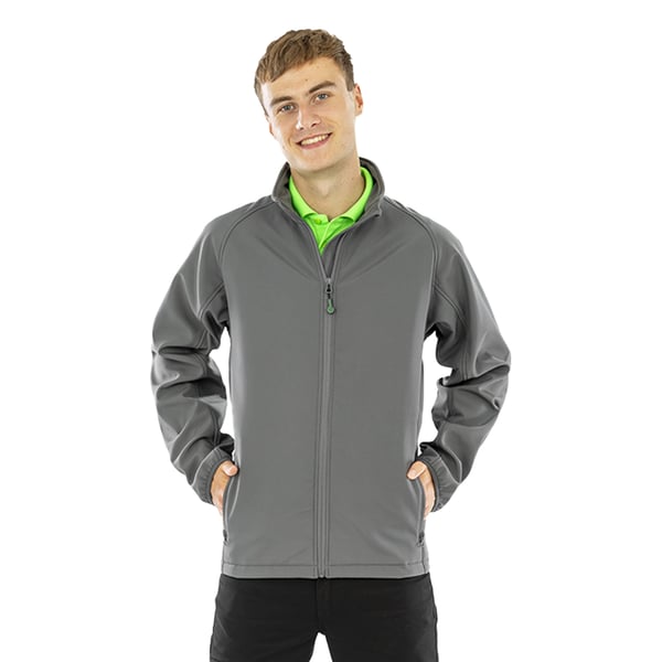 Result Genuine Recycled Soft Shell-jakke til mænd med print