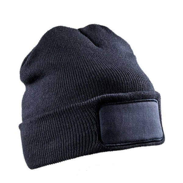 Result Genuine Recycled Unisex voksen dobbeltstrikket hue til voksne