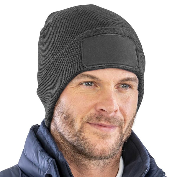 Result Genuine Recycled Unisex Adult Double Knit Beanie