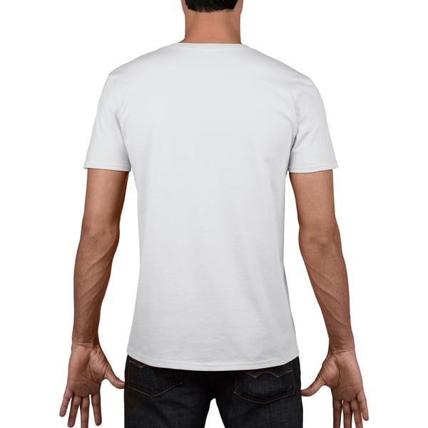 Gildan Mens Soft Style V-Neck Short Sleeve T-Shirt