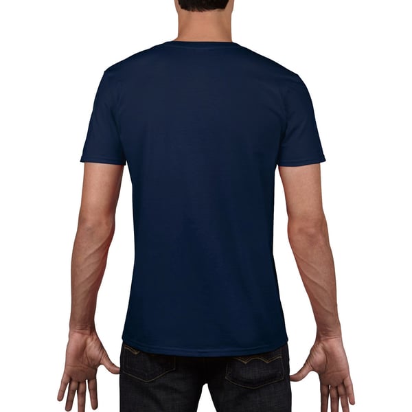 Gildan Mens Soft Style V-Neck Short Sleeve T-Shirt