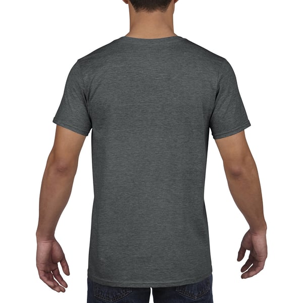 Gildan Mens Soft Style V-Neck Short Sleeve T-Shirt