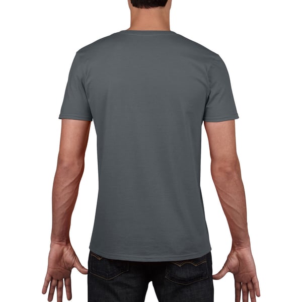 Gildan Mens Soft Style V-Neck Short Sleeve T-Shirt
