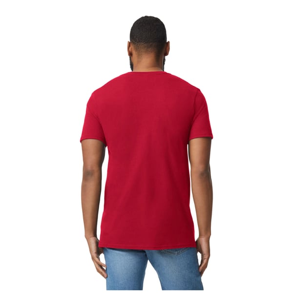 Gildan Mens Soft Style V-Neck Short Sleeve T-Shirt