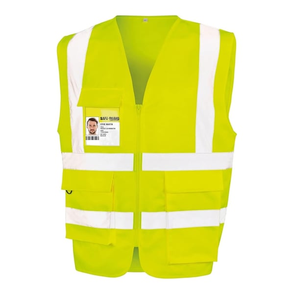 SAFE-GUARD by Result Mens Executive Cool Mesh Safety Vest