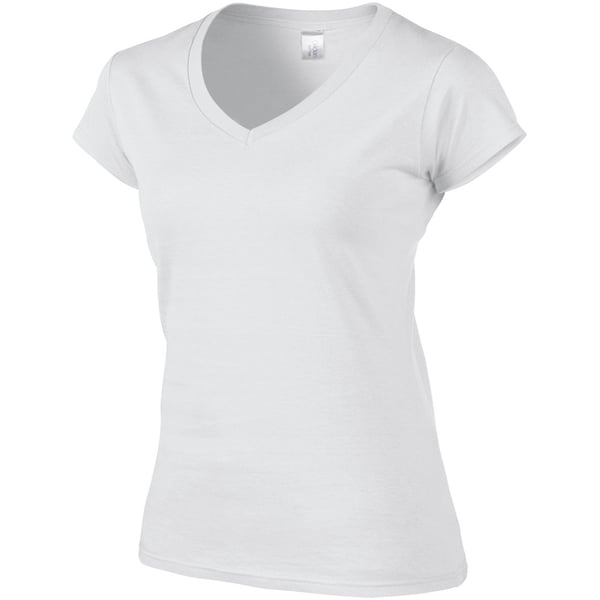 Gildan Womens/Ladies Soft V Neck T-Shirt