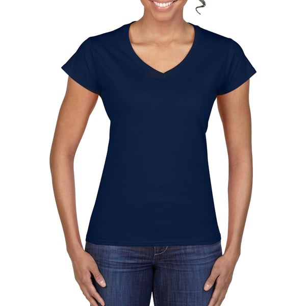 Gildan Womens/Ladies Soft V Neck T-Shirt