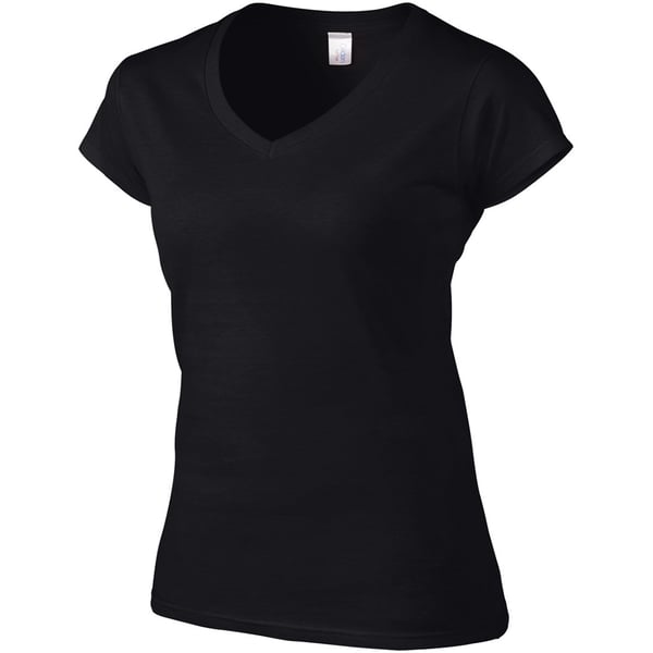 Gildan Womens/Ladies Soft V Neck T-Shirt