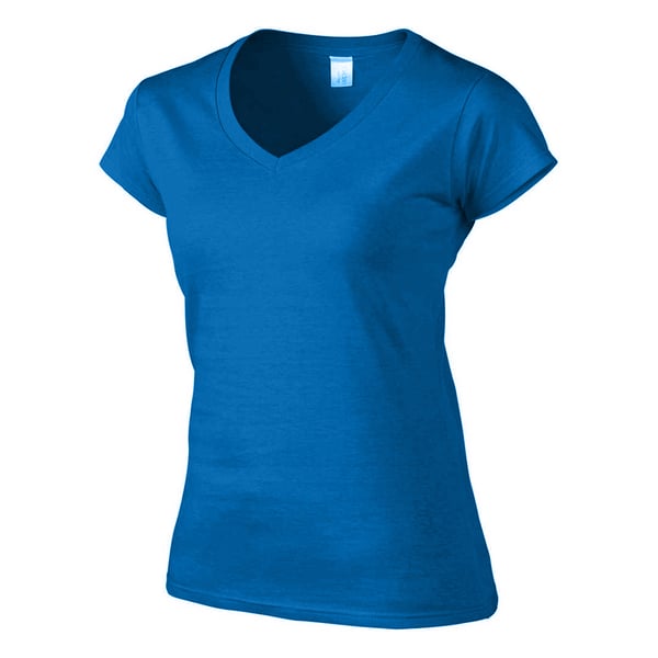 Gildan Womens/Ladies Soft V Neck T-Shirt