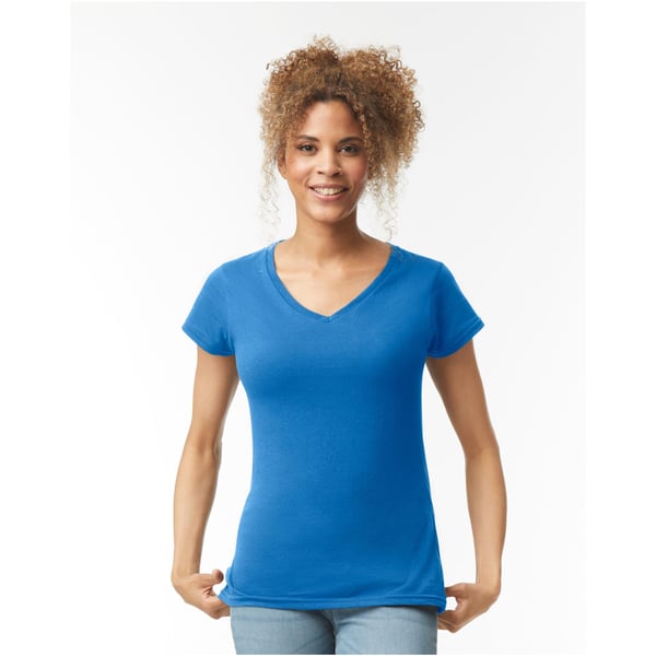 Gildan Womens/Ladies Soft V Neck T-Shirt