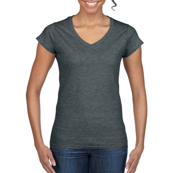 Gildan Womens/Ladies Soft V Neck T-Shirt