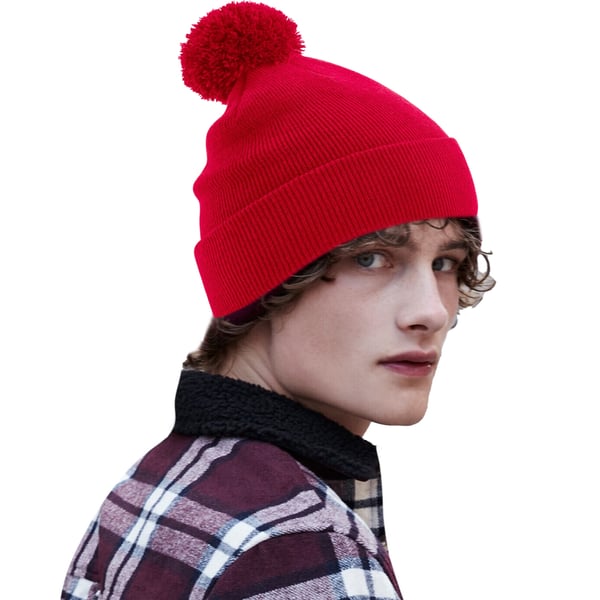 Beechfield Childrens/Kids Original Pom Pom Beanie