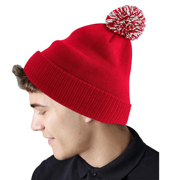 Beechfield Snowstar Two Tone Recycled Beanie