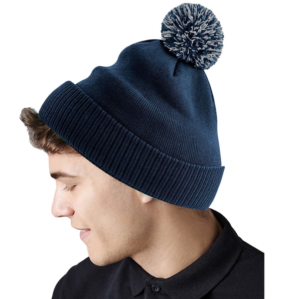Beechfield Snowstar Two Tone Recycled Beanie