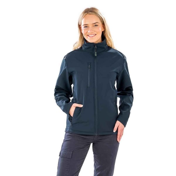 Result Genuine Recycled Womens/Ladies Three Layer Soft Shell Jacket