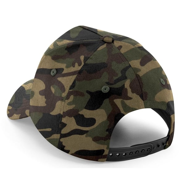 Beechfield 5-panels keps med avtagbar patch