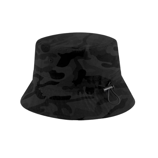 Beechfield Camo kierrätetty polyesteri kalastajahattu