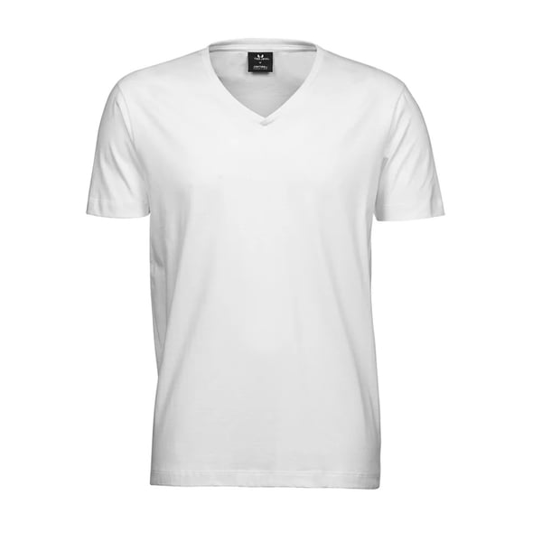 Tee Jay Herr Mjuk V-ringad Mode T-shirt