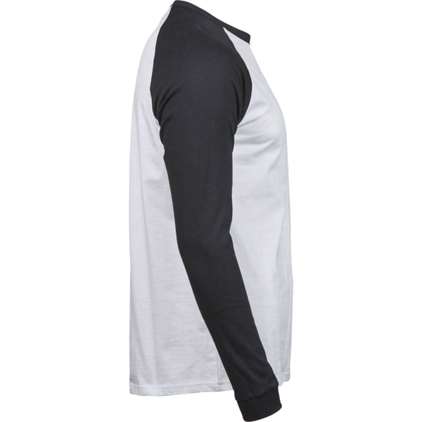 Tee Jays miesten pitkähihainen baseball-T-paita