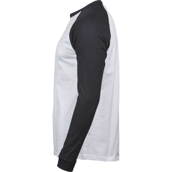 Tee Jays miesten pitkähihainen baseball-T-paita