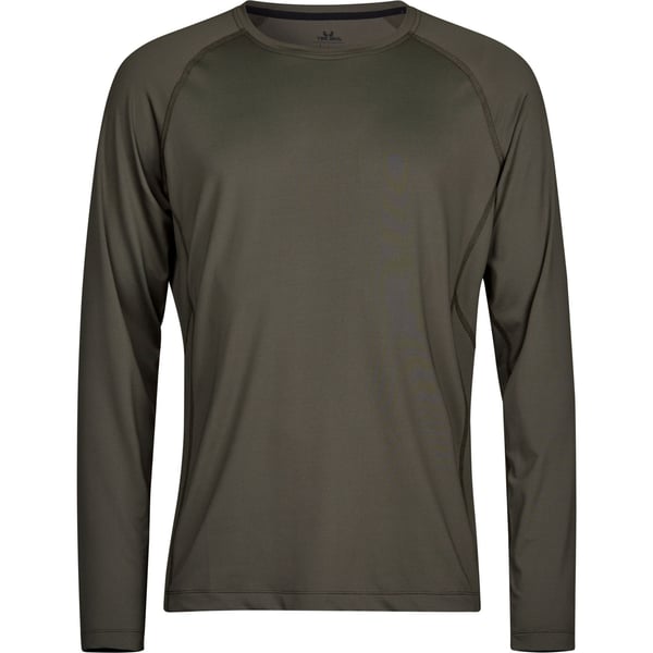 Tee Jays Mens CoolDry Long-Sleeved Crop T-Shirt