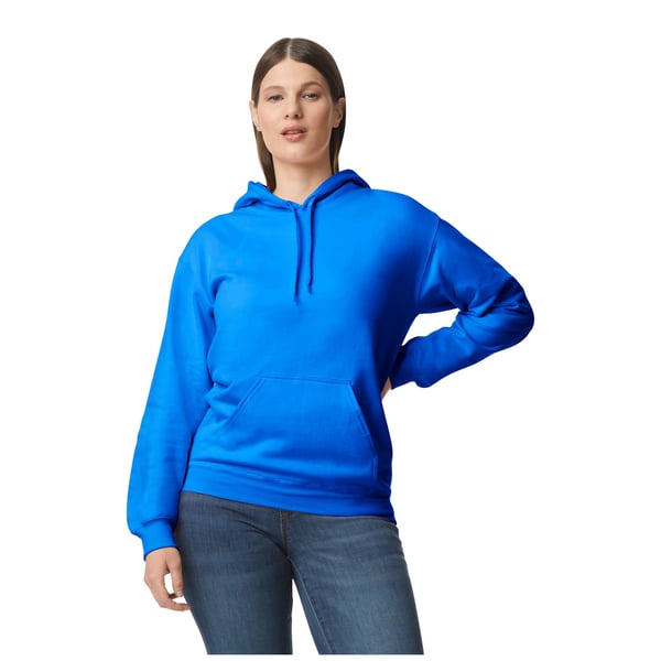 Gildan Unisex Softstyle Fleece Midweight Hoodie til voksne