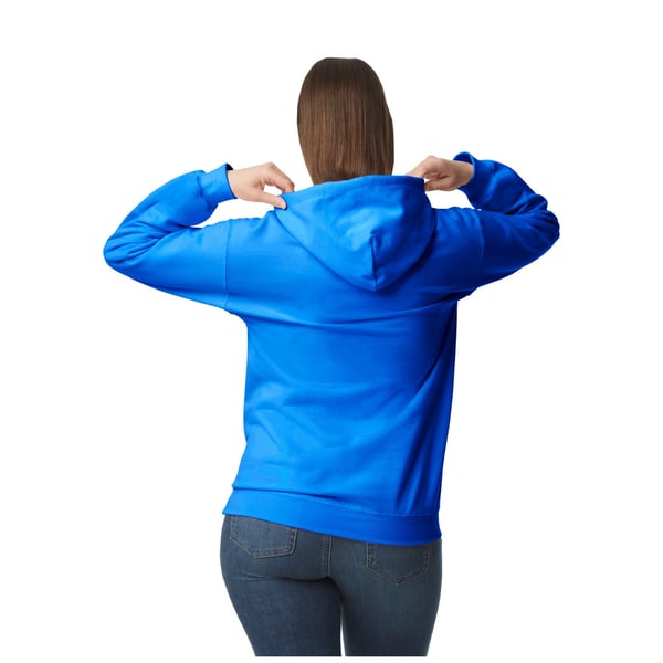 Gildan Unisex Softstyle Fleece Midweight Hoodie til voksne