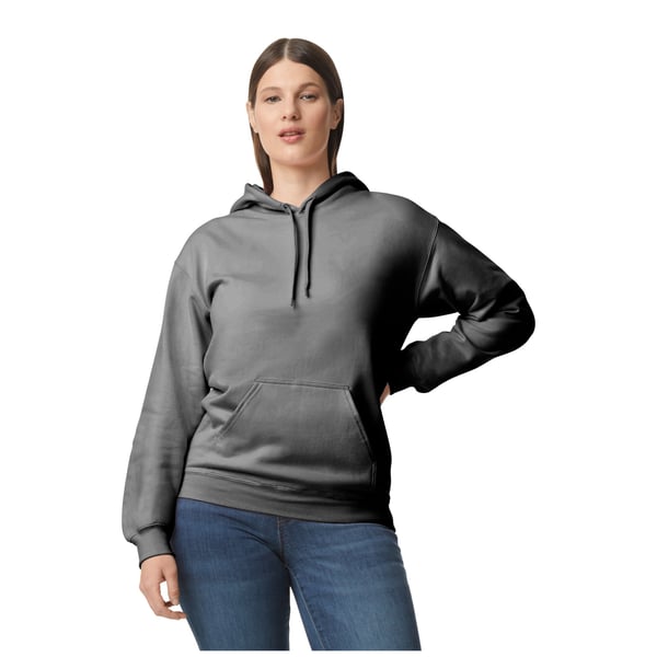 Gildan Unisex Softstyle Fleece Midweight Hoodie til voksne