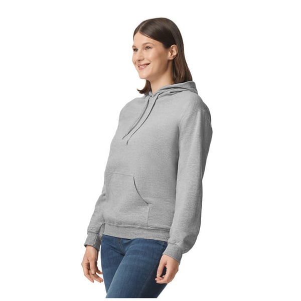 Gildan Unisex Softstyle Fleece Midweight Hoodie til voksne