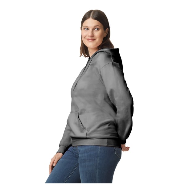 Gildan Unisex Softstyle Fleece Midweight Hoodie til voksne