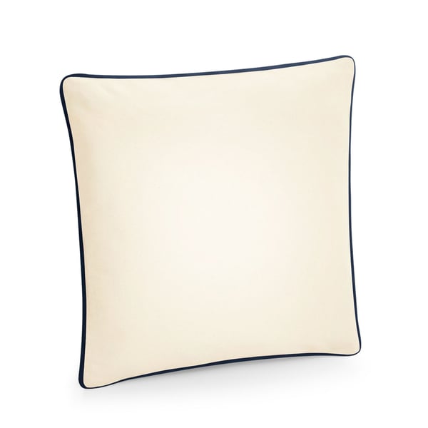 Westford Mill Fairtrade Cotton Piped Cushion Cover