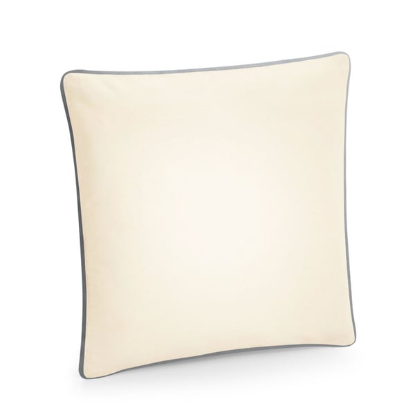 Westford Mill Fairtrade Cotton Piped Cushion Cover