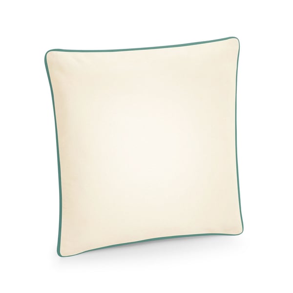 Westford Mill Fairtrade Cotton Piped Cushion Cover