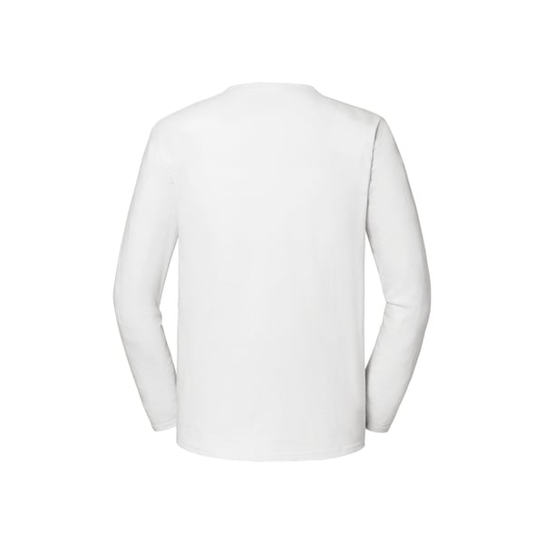 Fruit of the Loom Mens Iconic Premium Plain Long-Sleeved T-Shirt