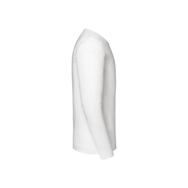 Fruit of the Loom Mens Iconic Premium Plain Long-Sleeved T-Shirt