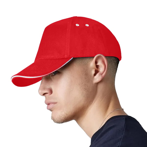 Beechfield Unisex Adult Ultimate Sandwich Peak Cap