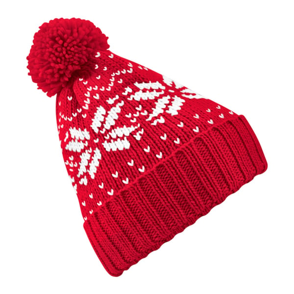 Beechfield Unisex Adult Snowstar Fair Isle Beanie