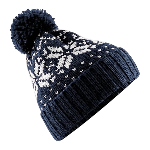 Beechfield Unisex Adult Snowstar Fair Isle Beanie