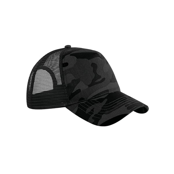 Beechfield Unisex aikuisten maastokuvioitu Snapback Trucker -lippalakki