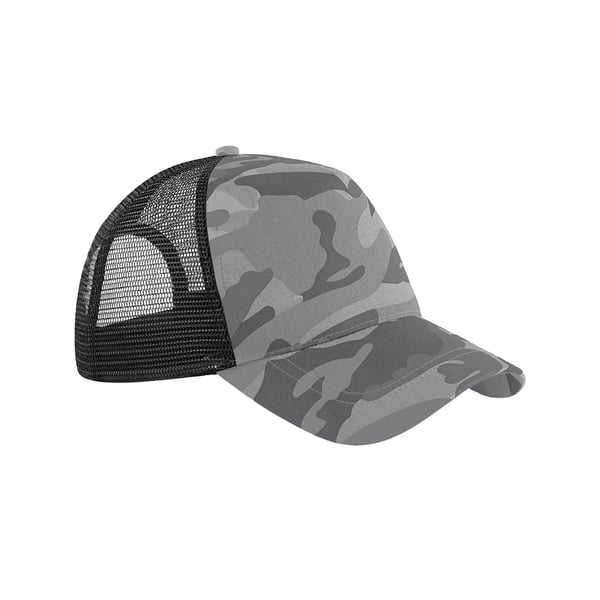 Beechfield Unisex Adult Camo Snapback Trucker Cap