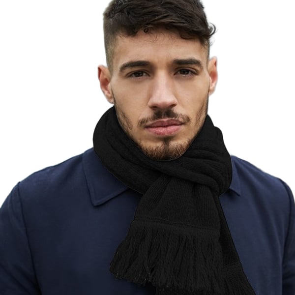 Beechfield Unisex Adult Classic Knitted Winter Scarf