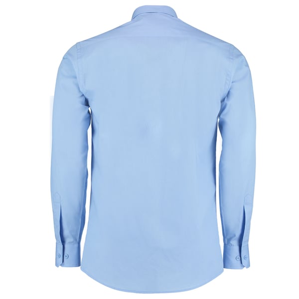 Kustom Kit Mens Poplin Tailored Long-Sleeved Formal Shirt