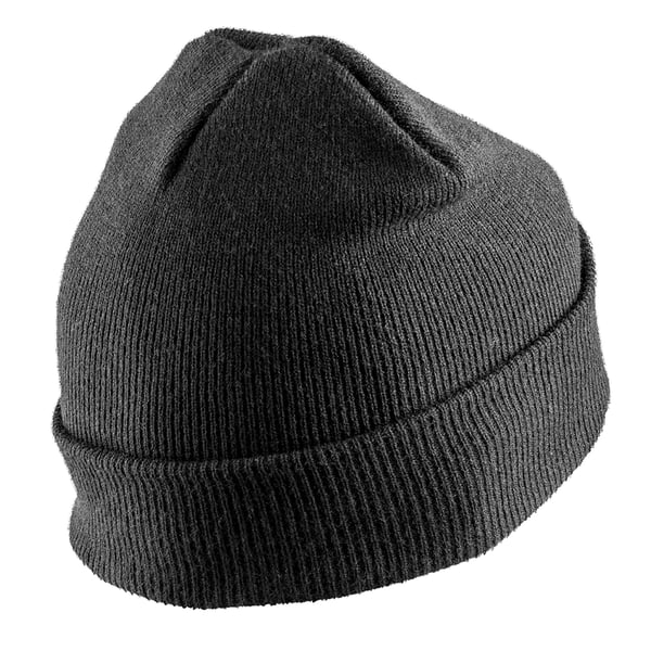 Result Winter Essentials Unisex Adult Double Knit Printer Patch Beanie