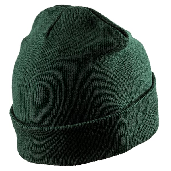 Result Winter Essentials Unisex Adult Double Knit Printer Patch Beanie