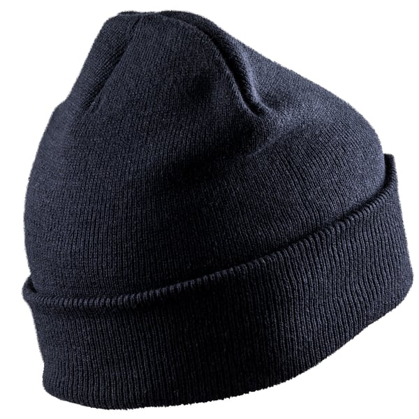 Result Winter Essentials Unisex Adult Double Knit Printer Patch Beanie